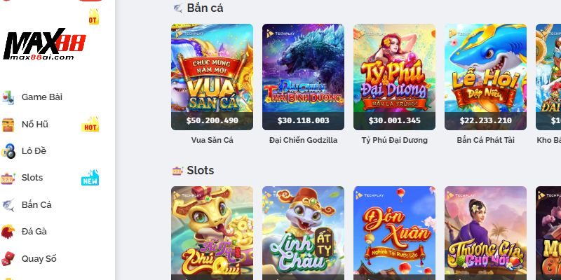 Đến với Max88 - Giải trí không giới hạn